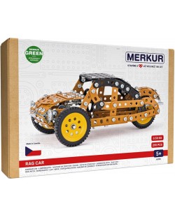 Constructor de metal  Merkur - Mașină cu motor cu reacție, 295 piese