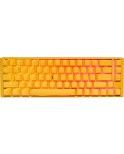 Tastatura mecanica Ducky - One 3 Daybreak SF 65%, MX Silver, galbena