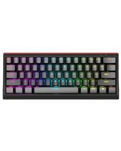 Tastatură mecanică Marvo - KG962G, Red, RGB, neagră