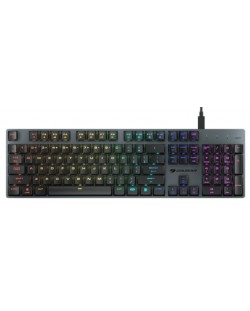 Tastatură mecanicăCOUGAR - Luxlim, wireless, Silent, RGB, neagră