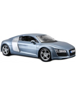 Masina metalica Maisto Special Edition - Audi R8, Albastru metalic, Scara 1:24