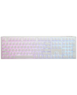 Tastatură mecanică Ducky - One 3 Pure White, Albastru, RGB, alb