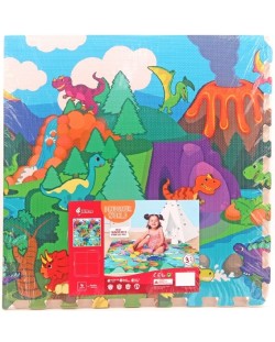 Puzzle moale Sun Ta Toys - Lumea dinozaurilor 4+8 piese