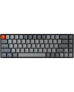 Tastatura mecanica Keychron - K6 HS 65%, Gateron Brown, RGB, gri