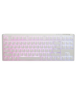 Tastatură mecanică Ducky - One 3 Pure White TKL, Silent Red, RGB, albă