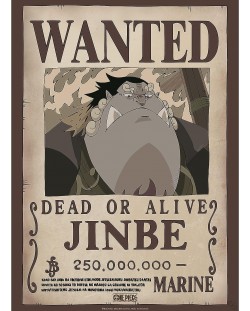 Mini poster GB eye Animation: One Piece - Jinbe Wanted Poster