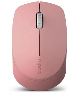 Mouse RAPOO - M100 Silențios, optic, fără fir, roz