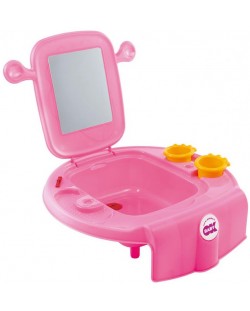 Mini chiuvetă cu toaletă OK Baby - Space, roz