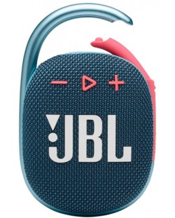Mini boxa JBL - CLIP 4, albastra/roz