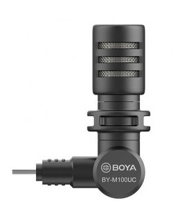 Microfon Boya -  By M100UC, negru