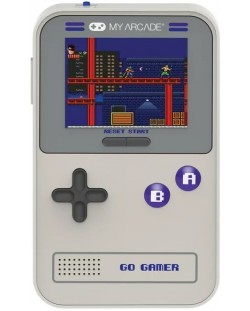 Consolă mini My Arcade - Gamer V Classic 300in1, gri/mov