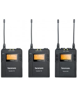 Microfoane Saramonic - UwMic9 Kit2 UHF, 2 buc., negre	