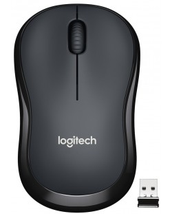 Mouse Logitech - M220 Silent, wireless, negru