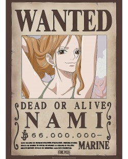 Mini poster GB eye Animation: One Piece - Nami Wanted Poster