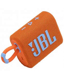 Mini difuzor JBL - Go 3, rezistent la apa, portocaliu