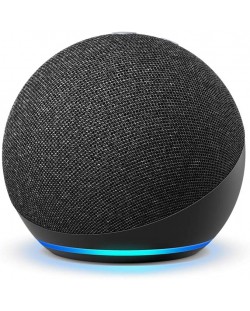 Boxa portabila Amazon - Echo Dot 4, Alexa, neagra