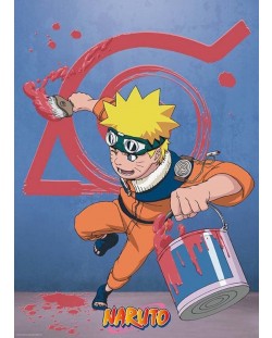 Mini poster ABYstyle Animation: Naruto - Naruto & Konoha Emblem