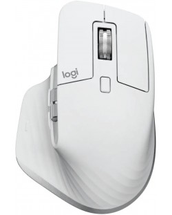 Mouse Logitech - MX Master 3S, optic, wireless, Gri Pale