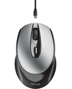 Mouse Trust - Zaya Wireless, optic, wireless, negru