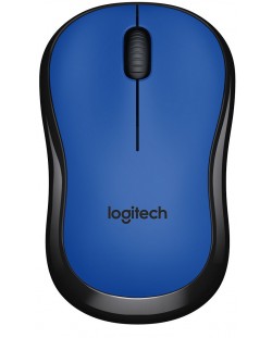 Mouse Logitech - M220 Silent, wireless, albastru