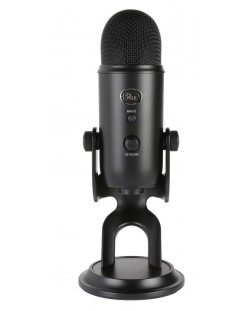 Microfon Blue - Yeti Studio, blackout