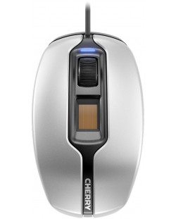 Mouse Cherry - MC 4900, optic, argintiu/gri