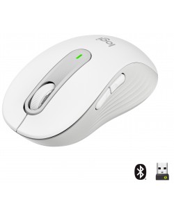 Mouse Logitech - Signature M650, optic, wireless, alb