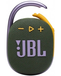 Mini boxa JBL - CLIP 4, verde/galbena