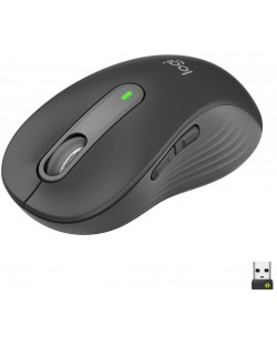 Mouse  Logitech - Signature M650 L, optic, wireless, negru	