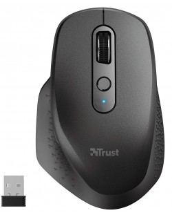 Mouse Trust - Ozaa, optic, wireless, negru