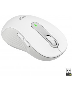 Mouse Logitech - Signature M650 L Left, optic, wireless, alb