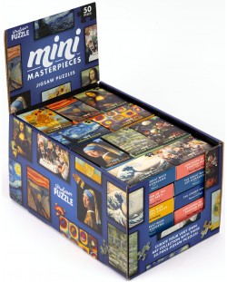 Mini puzzleProfessor Puzzle din 50 de piese - Mini capodopere, sortiment