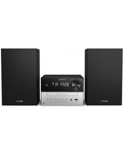 Mini sistem audio Philips - TAE1105BK/00, 2.0, negru/gri