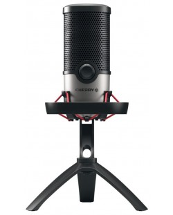 Microfon Cherry - UM 6.0 Advanced, argintiu/negru