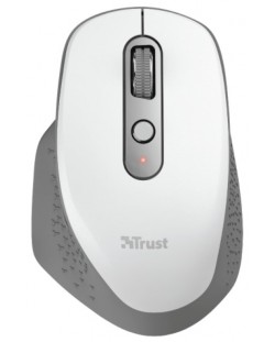 Mouse Trust - Ozaa, optica, wireless, alb