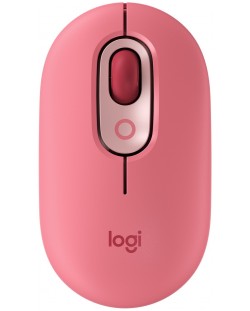 Mouse Logitech - POP, optic, wireless, roz