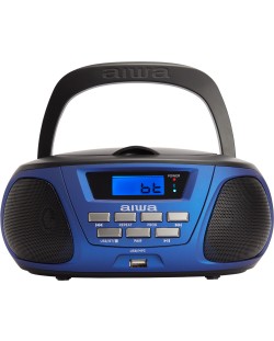 Mini sistem audio  Aiwa - BBTU-300BL, albastru