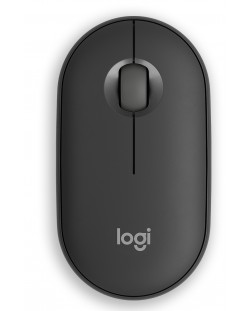 Mouse Logitech - Pebble Mouse 2 M350s, optic, fără fir, grafit