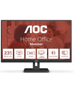 Monitor AOC - 24E3UM, 23.8'', FHD, VA, USB Hub, negru