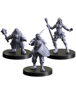 Мodel The Witcher: Miniatures Classes 1 (Mage, Craftsman, Man-at-Arms)