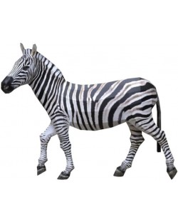 Мodel pentru asamblare din hârtie - Zebra, 34 x 46 cm