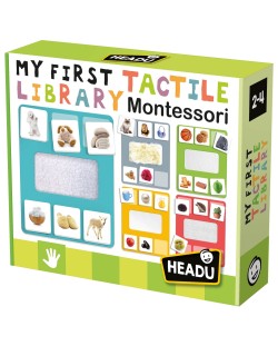 Prima mea bibliotecă tactilă Headu Montessori