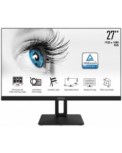 Monitor MSI - Pro MP271P, 27", FHD, IPS, Anti-Glare, negru