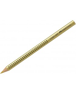 Creion Faber Castell - Jumbo Grip, metalic, auriu