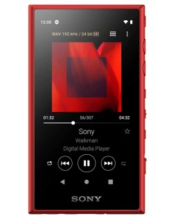 Mp3 player Sony - Walkman NW-A105, 16GB, rosu