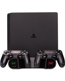 Stand multifunctional SteelDigi - Blue Cherokee, negru (PS4