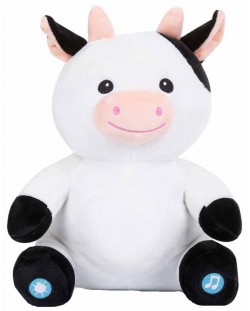 Musical plush toy with night lamp function Chipolino - Cow