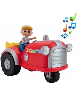 Jucărie muzicală Cocomelon - Tractor cu figurină JJ