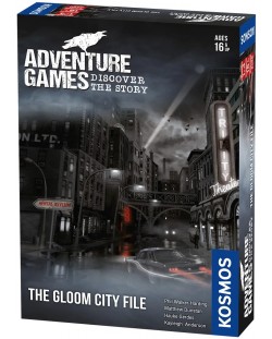 Jocuri de aventură: Gloom City - joc de societate de familie