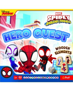 Joc de societate Trefl Super Hero Quest: Spidey and His Amazing Friends - Pentu copii
